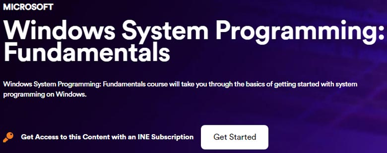 Pictures · INE — Windows System Programming: Fundamentals 2023-6