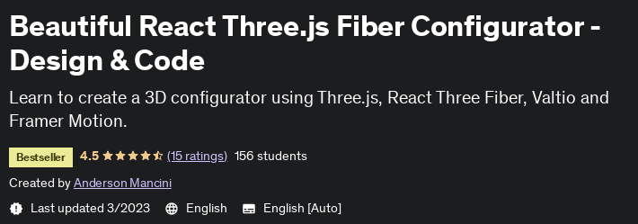 Pictures · Udemy — Beautiful React Three.js Fiber Configurator – Design & Code 2023-3