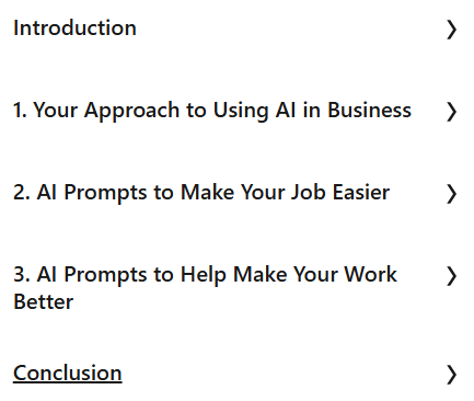 Sujets du cours · Comment augmenter votre productivité avec AI Les outils 2025-9