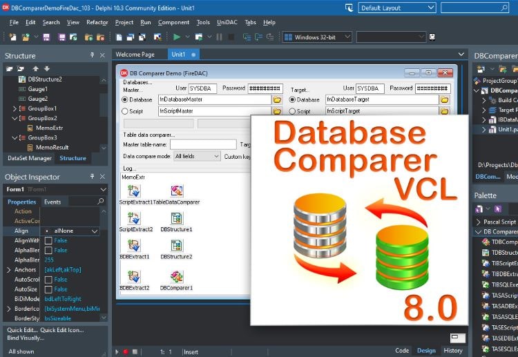 Pictures · Clever Database Comparer VCL 8.0.924.0 Full Source