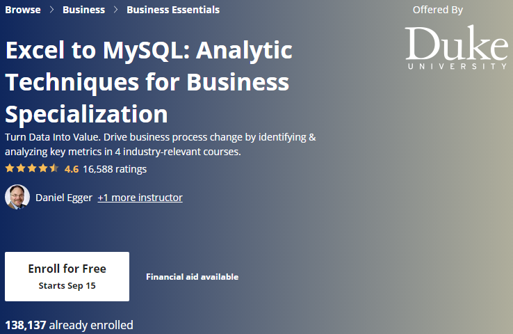 Pictures · Coursera — Excel to MySQL: Analytic Techniques for Business Specialization 2022-6