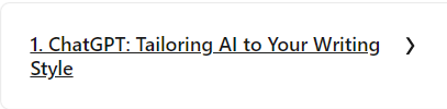 Course topics · ChatGPT: Tailoring AI to Your Writing Style 2024-10