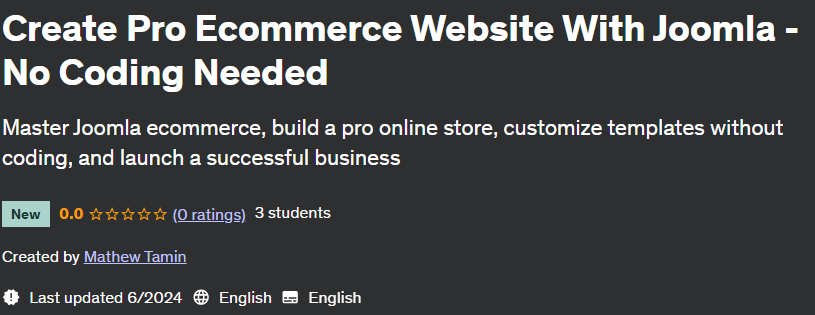 Pictures · Udemy — Create Pro Ecommerce Website With Joomla – No Coding Needed 2024-4