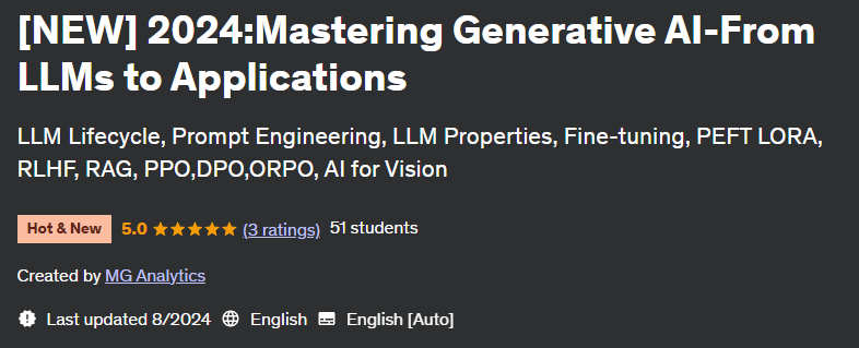 Pictures · Udemy — [NEW] 2024:Mastering Generative AI-From LLMs to Applications 2024-5