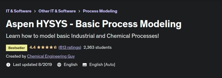 Pictures · Udemy — Aspen HYSYS – Basic Process Modeling 2019-8