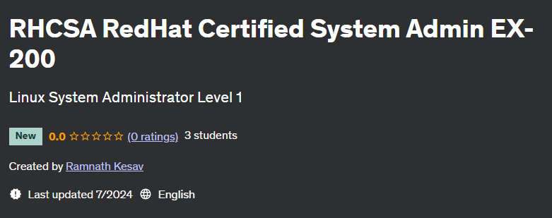 Pictures · Udemy — RHCSA RedHat Certified System Admin EX-200 2024-7