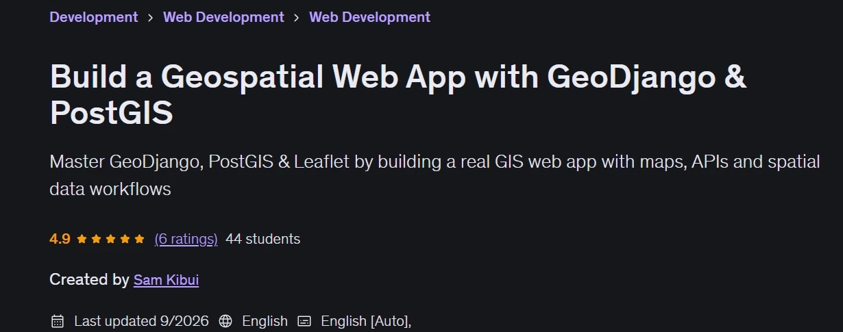 Images · Créer une application web géospatiale avec GeoDjango & PostGIS 2026-5