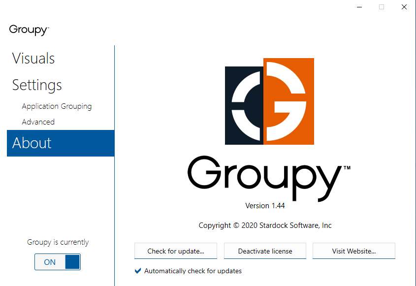 Pictures · Stardock Groupy 2.20 x64