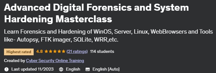 Pictures · Udemy — Advanced Digital Forensics and System Hardening Masterclass 2023-7