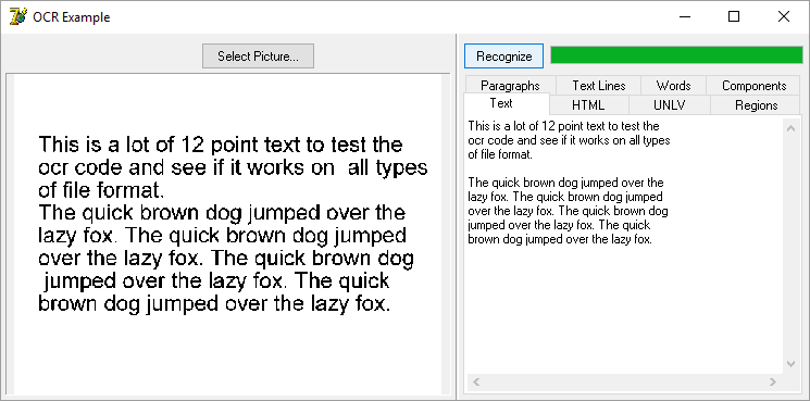 Pictures · WINSOFT OCR for .NET 5.6 / v8.7 for D5-D11/ FireMonkey v5.7