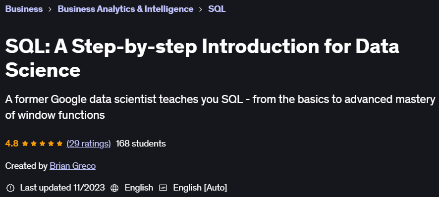 Pictures · SQL: A Step-by-step Introduction for Data Science 2023-10