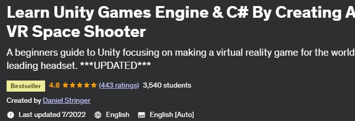 Pictures · Udemy — Learn Unity Games Engine & C# By Creating A VR Space Shooter 2020-11