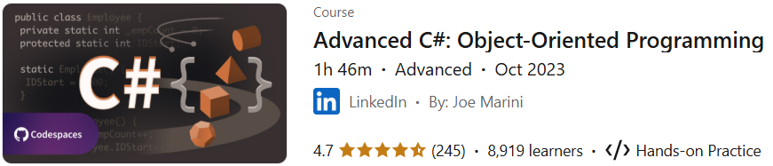 Pictures · Advanced C#: Object-Oriented Programming 2023-10