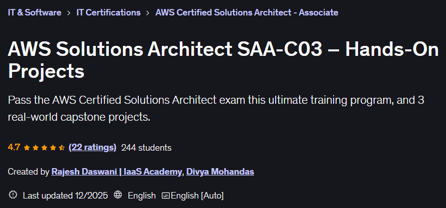 تصاویر · AWS حل آرکیٹیکٹ SAA-C03 – Hands-On پروجیکٹ 2025-12