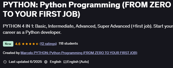 Pictures · PYTHON: Python Programming (FROM ZERO TO YOUR FIRST JOB) 2025-6