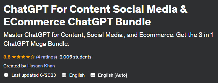 Pictures · ChatGPT For Content Social Media & ECommerce ChatGPT Bundle 2023-5