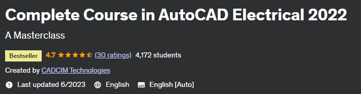Pictures · Udemy — Complete Course in AutoCAD Electrical 2022 2023-6