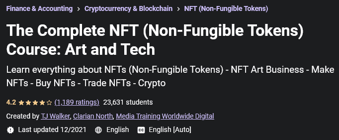 Pictures · Udemy — The Complete NFT (Non-Fungible Tokens) Course: Art and Tech 2021-6