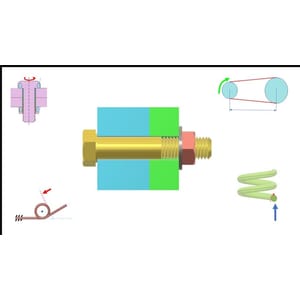 Udemy — Machine design Basics II – Screws, Fasteners, Springs, Belt 2023-8