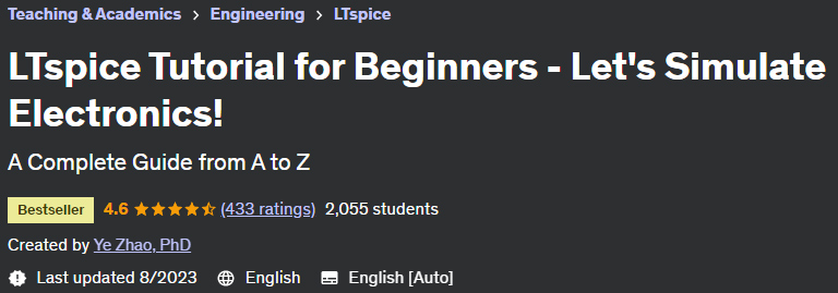 Pictures · Udemy — LTspice Tutorial for Beginners – Let’s Simulate Electronics! 2020-9