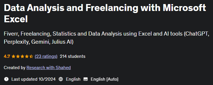 Pictures · Data Analysis and Freelancing with Microsoft Excel 2024-10