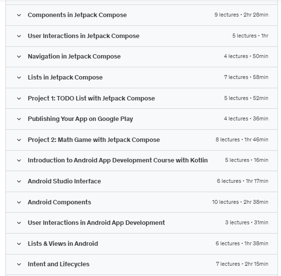 Pictures · Jetpack Compose & Kotlin & Java for Android App Development 2023-11