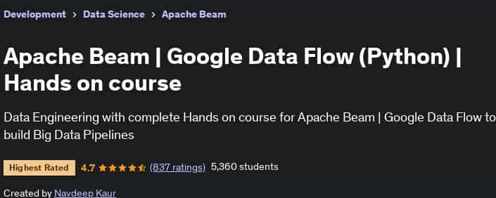 Pictures · Udemy — Apache Beam | Google Data Flow (Python) | Hands on course 2021-3
