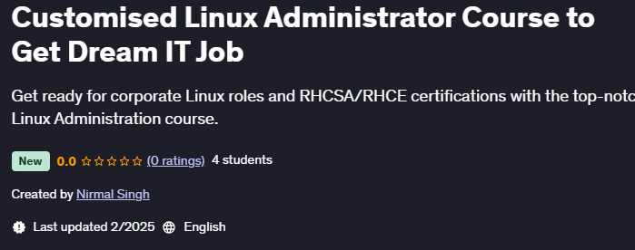 Pictures · Udemy — Customised Linux Administrator Course to Get Dream IT Job 2025-2
