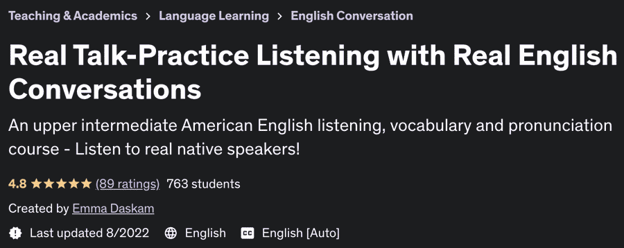 Pictures · Udemy — Real Talk-Practice Listening with Real English Conversations 2022-6