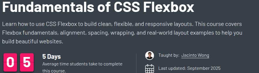 Pictures · ZerotoMastery — Fundamentals of CSS Flexbox 2025-9