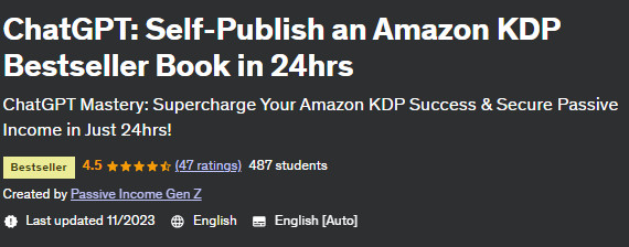 Pictures · ChatGPT: Self-Publish an Amazon KDP Bestseller Book in 24hrs 2023-6