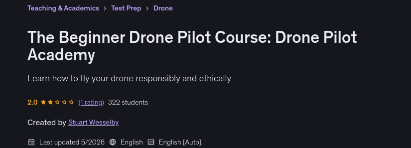 Pictures · The Beginner Drone Pilot Course: Drone Pilot Academy 2026-5