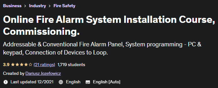 Pictures · Udemy — Online Fire Alarm System Installation Course, Commissioning. 2021-12