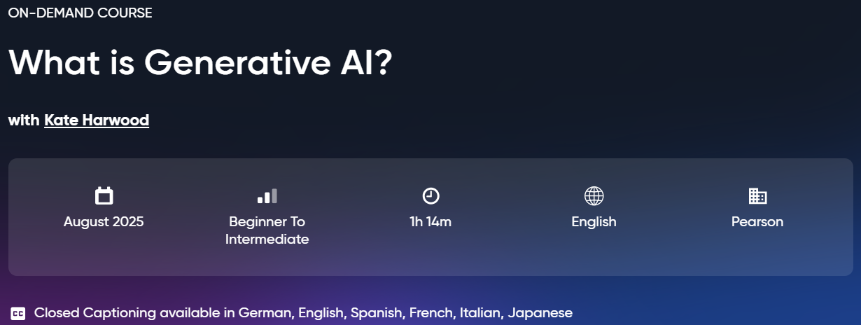 Pictures · Oreilly — What is Generative AI? 2025-8