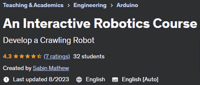 Pictures · Udemy — An Interactive Robotics Course 2023-5