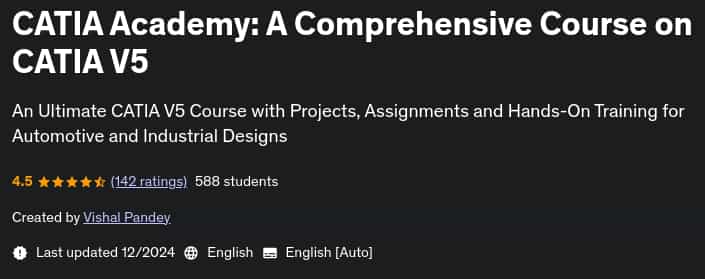 Pictures · Udemy — CATIA Academy: A Comprehensive Course on CATIA V5 2024-12