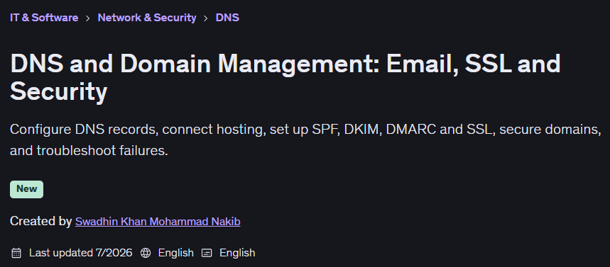 Bilder · DNS und Domain Management: E-Mail, SSL und Sicherheit 2026-7