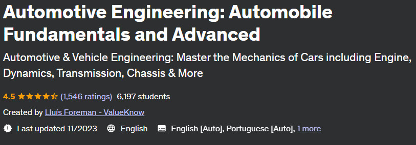 Pictures · Udemy — Automotive Engineering: Automobile Fundamentals and Advanced 2021-9