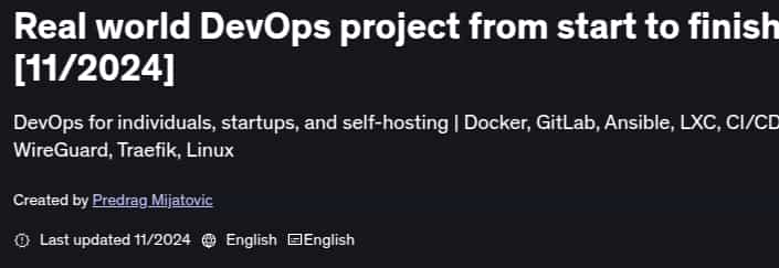 Imágenes · El mundo real DevOps Desde el comienzo hasta el final [11/2024] 2024-11