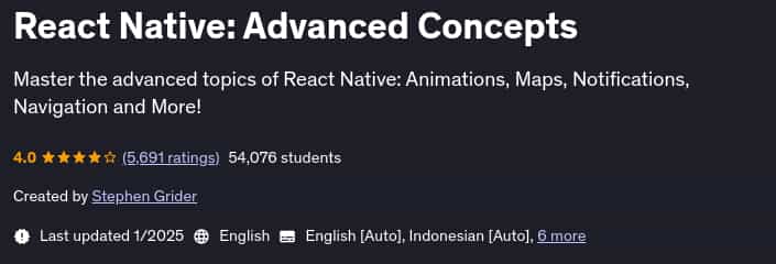 Pictures · React Native: Advanced Concepts 2025-1