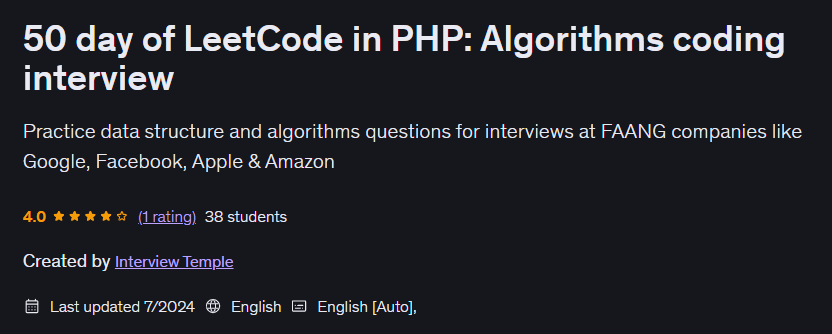 Imágenes · 50 Día de LeetCode en PHP: Algoritmos de codificación de entrevistas 2024-7