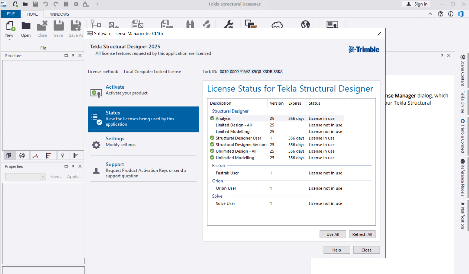 Pictures · Trimble Tekla Structural Designer Suite 2025 SP0