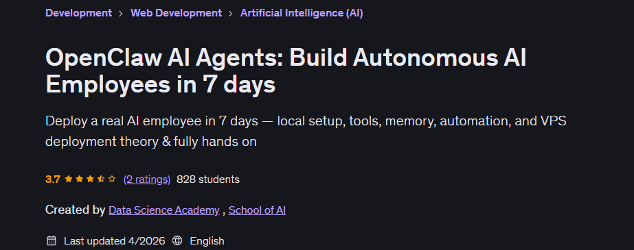 चित्र · OpenClaw में AI इमेज कॉपीरइट Build Autonomous AI कर्मचारियों में 7 दिन 2026-4