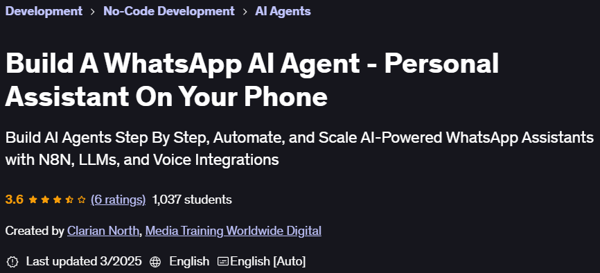 Pictures · Udemy — Build A WhatsApp AI Agent – Personal Assistant On Your Phone 2025-3
