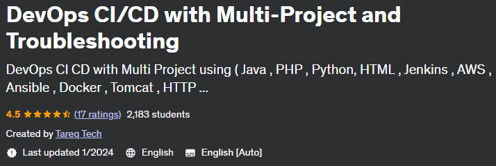 Pictures · Udemy — DevOps CI/CD with Multi-Project and Troubleshooting 2023-3