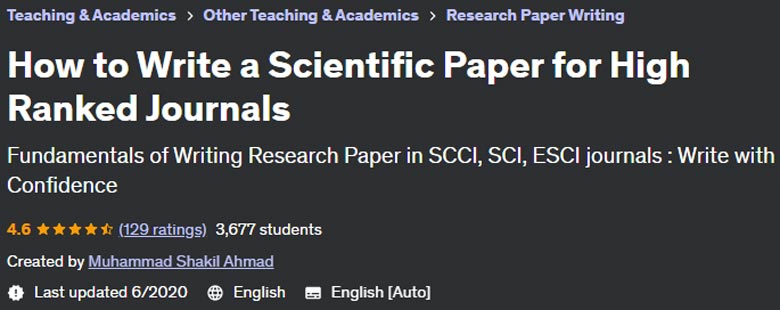 Pictures · How to Write a Scientific Paper for High Ranked Journals 2020-8