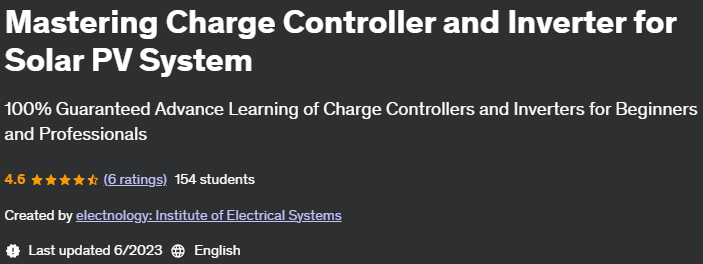 Pictures · Udemy — Mastering Charge Controller and Inverter for Solar PV System 2023-2