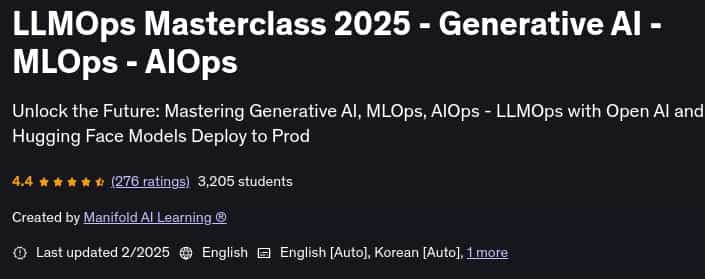 Pictures · LLMOps Masterclass 2025 – Generative AI – MLOps – AIOps 2025-2