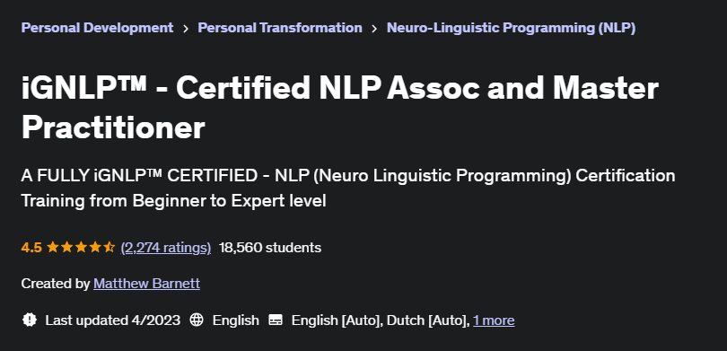Pictures · Udemy — iGNLP™ – Certified NLP Assoc and Master Practitioner 2023-4