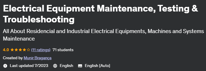 Pictures · Udemy — Electrical Equipment Maintenance, Testing & Troubleshooting 2023-7